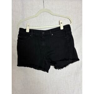 7 for Mankind Black Cutoff Shorts Sz. 28